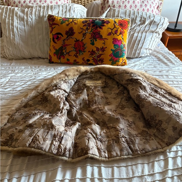 Vintage Luxury 1950's Custom- Made Blonde Mink Coat/ Jacket - Picture 8 of 12